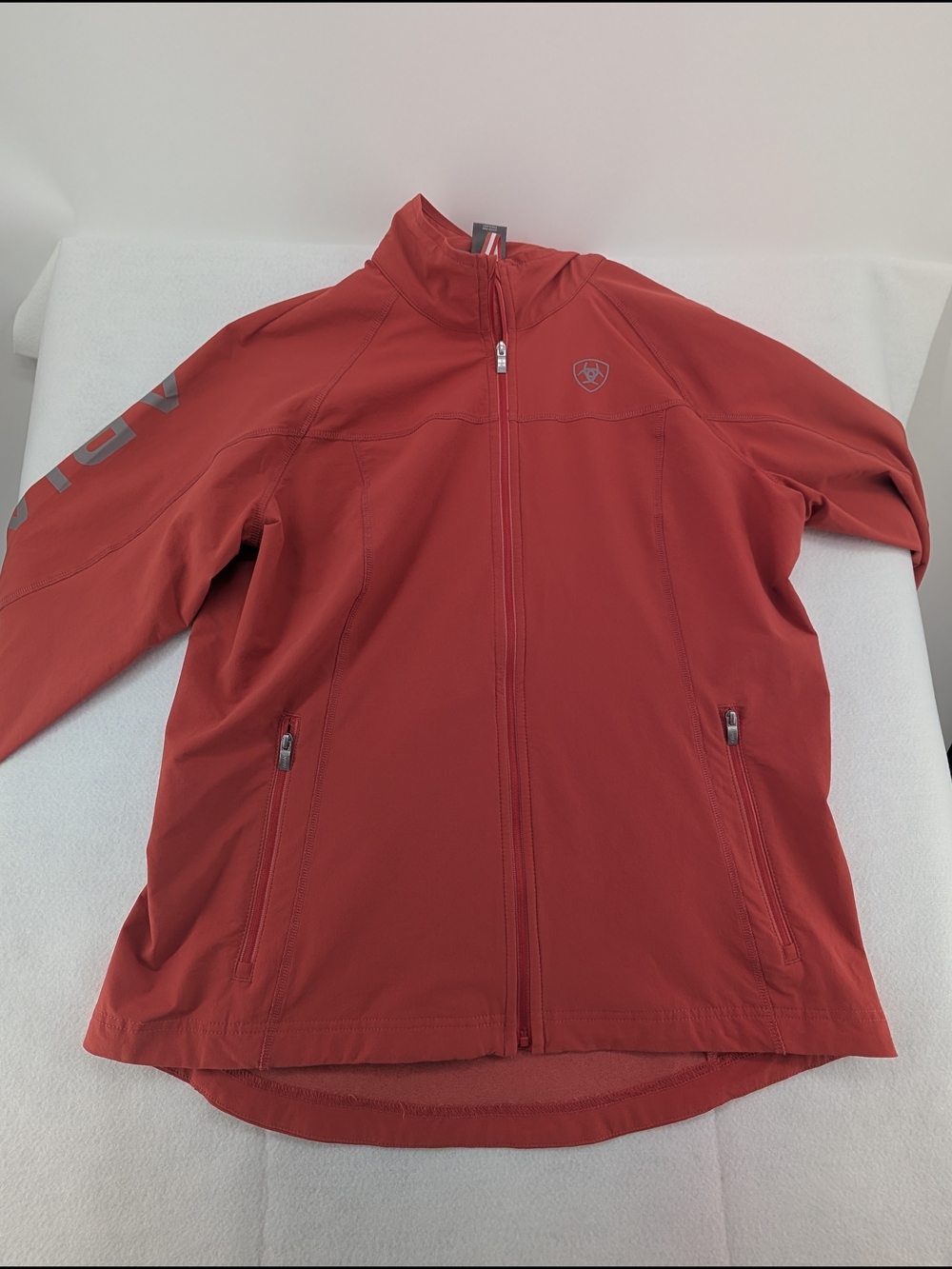 Ariat rust red softshell jacket